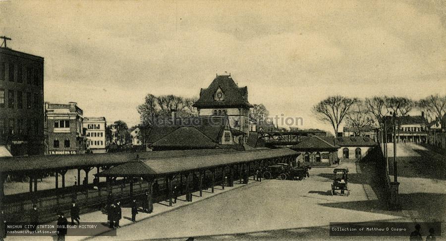 Postcard: Railroad Station, Lynn, Massachusetts